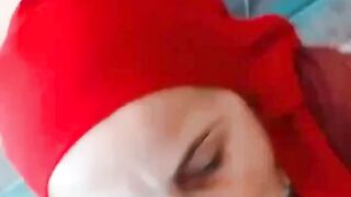 turkish hijab woman suck a dick and feel desgusting