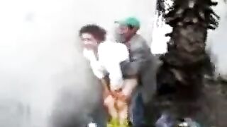 algerian woman suranded by 2 men xxx